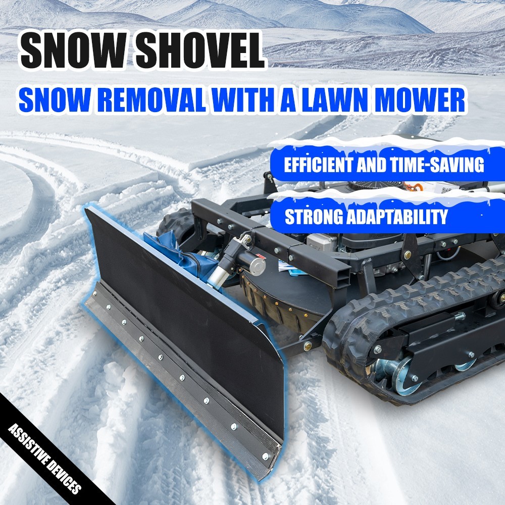 22hp robotic lawnmower on sale! Robotic snowplow on sale! Detachable push blade