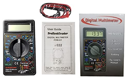 7 Function Digital Multimeter AC DC Voltage Basic Digital Multimeter PDM631