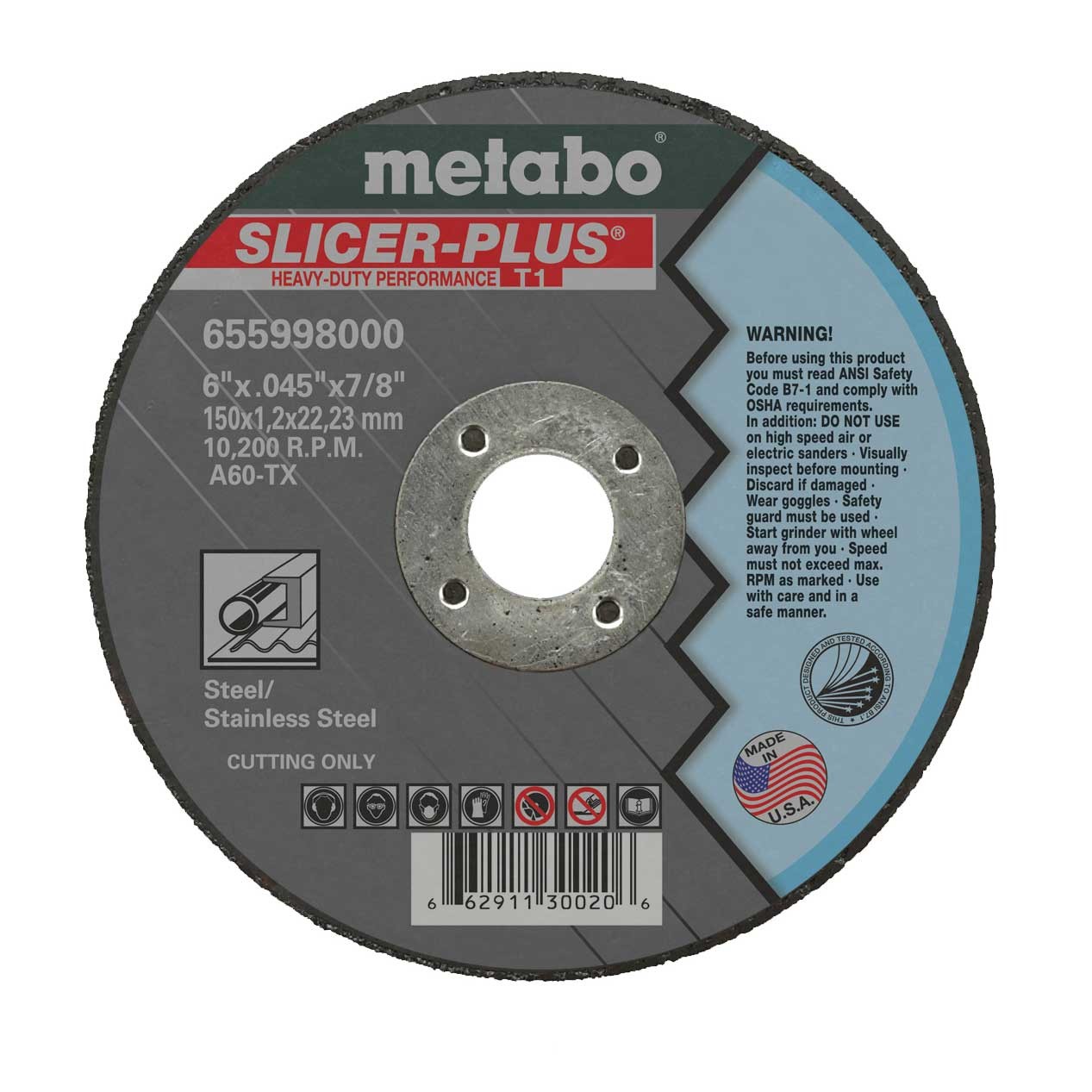 Metabo 655998000 6" x .045 x 7/8 Slicer Plus 50 pack
