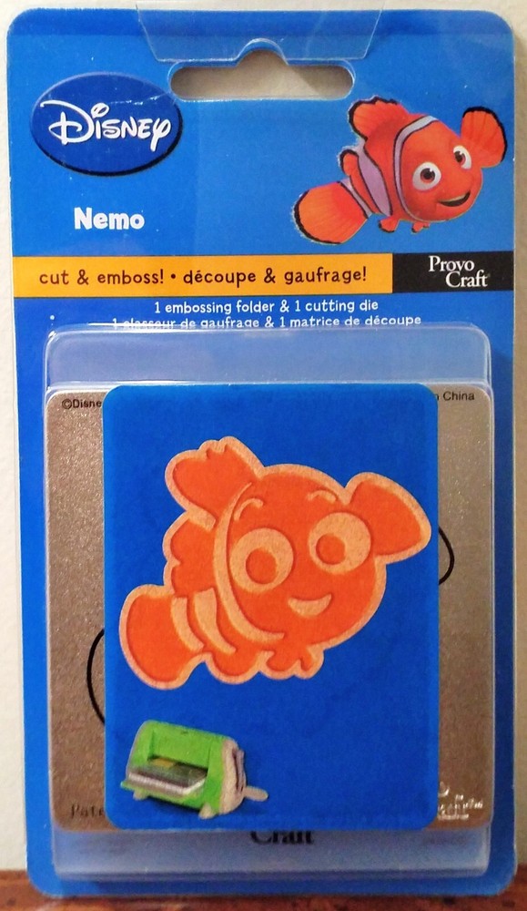 CUTTLEBUG Provo Craft ~ DISNEY ~ FINDING NEMO ~ Cut & Emboss! --- SEALED -- NEW