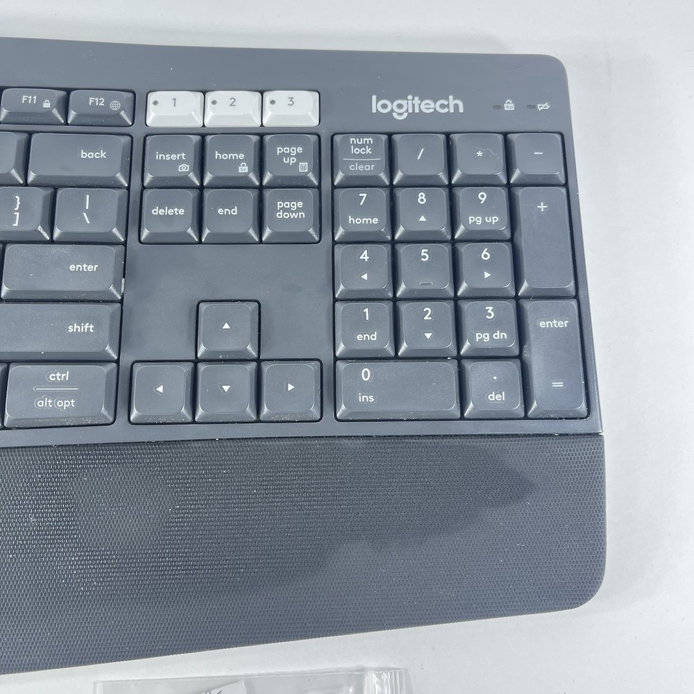 Logitech MK850 Performance Wireless Keyboard Bluetooth w/Unifying Dongle Works!