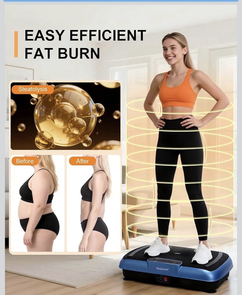 Vibration Plate Exercise Workout Equipment Machine -...