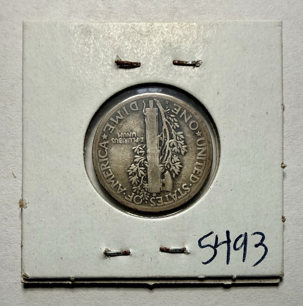1924-D Mercury Dime 10C SILVER - Very Good (VG)