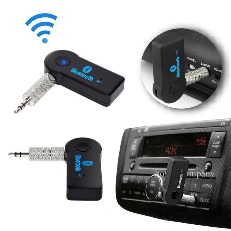 Wireless Bluetooth 3.5mm AUX Audio Stereo Music Car Receiver Adapter A2DP