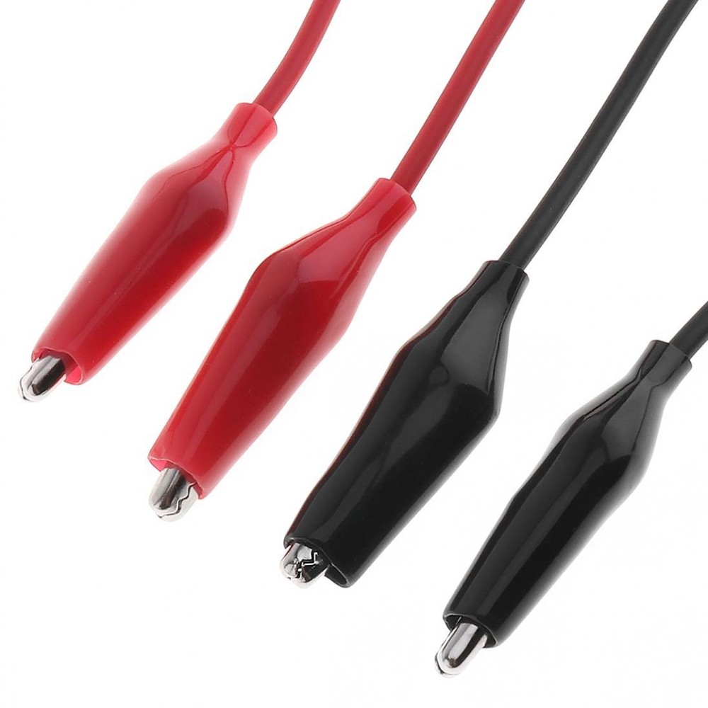 8pcs Crocodile Alligator Clips Electrical, Jumper Wires Kit with Testing Probe