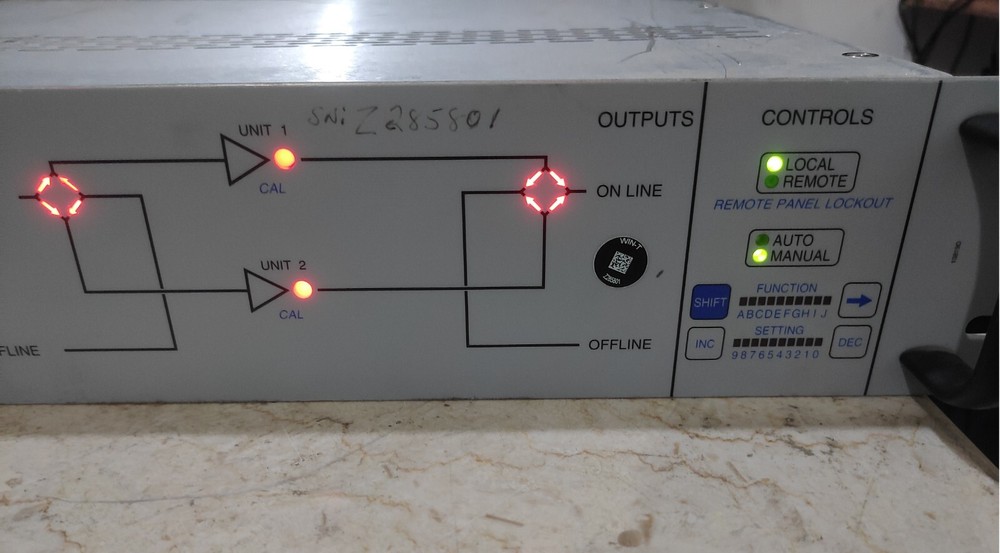 VertexRSI RSC1100 1:1 REDUNDANT SYSTEM CONTROLLER