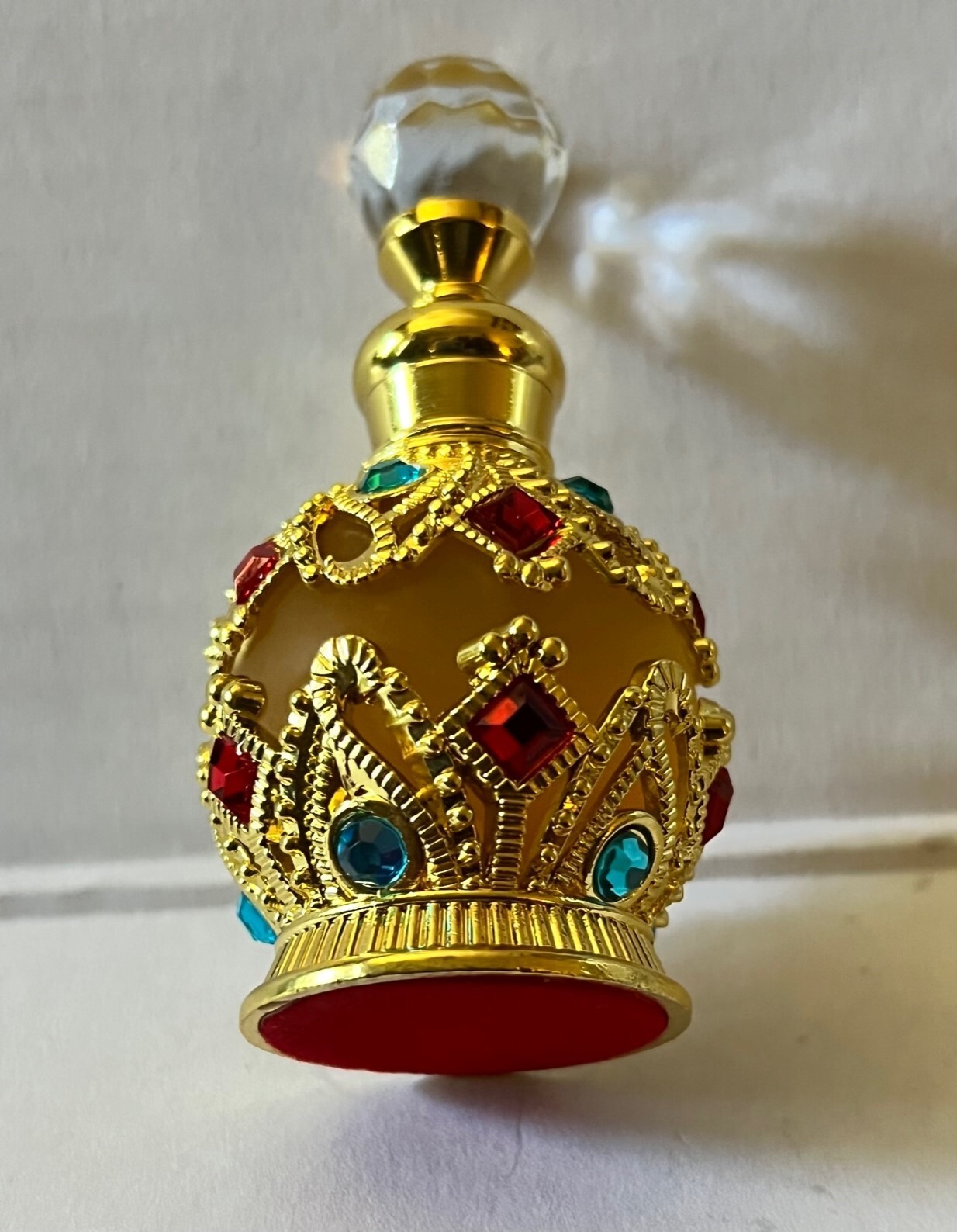 Yeshua Light of the World Prayer Anointing Oil Gold Gemstone Bottle 15 ML