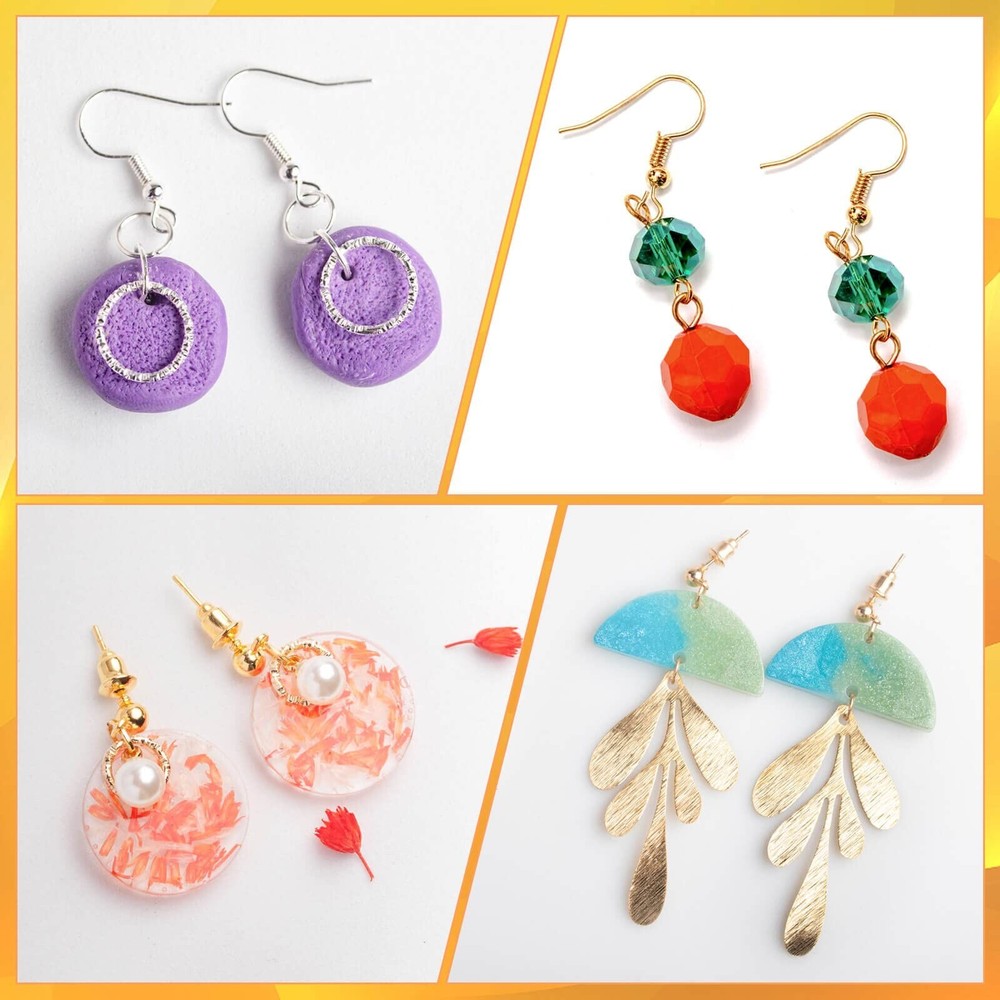 Hypoallergenic Earring Making Kit, Modacraft 2000Pcs Earring Making Supplies ...