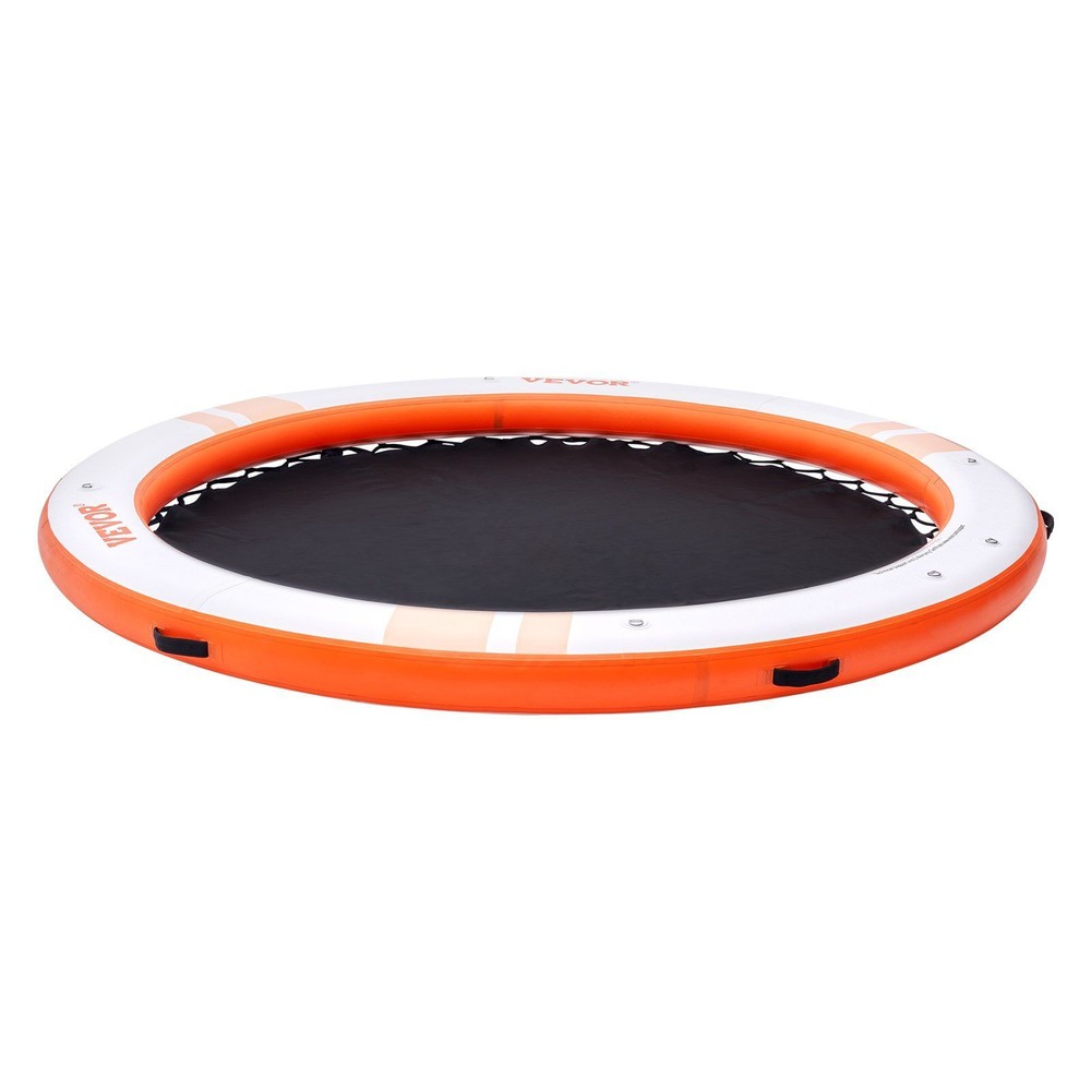 Inflatable Floating Dock ø8FT Inflatable Dock Platform with ø5FT Trampoline