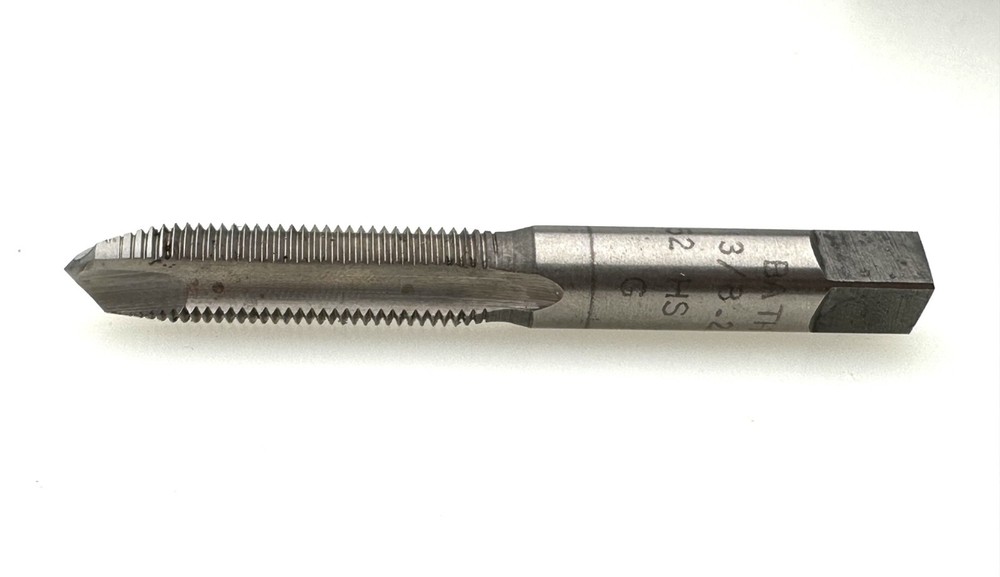 Bath 3/8"-24 spiral thread tap NOS