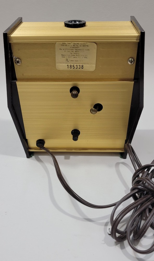 Mid Century Modern High Time Ceiling Clock