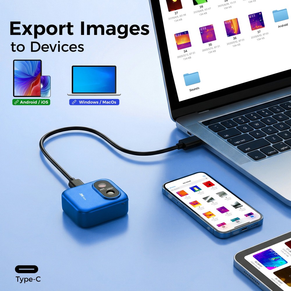 ANXTECH Blue Infrared Thermal Imaging Camera Mini Imager Camera