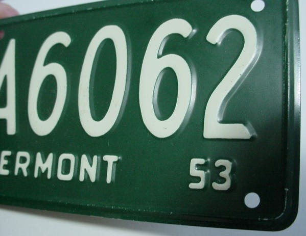 1953 Bicycle License Plates