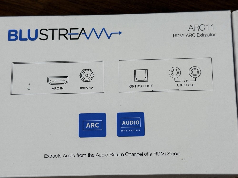 Blustream ARC11 HDMI ARC Extractor - New in Box