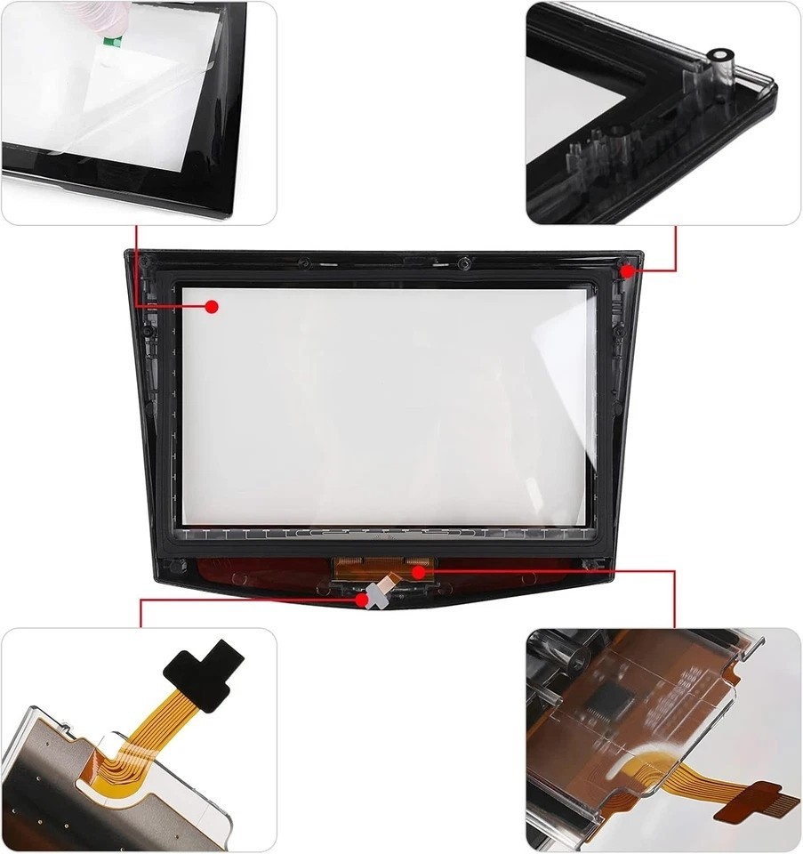 Touch Screen for Cue Screen Replacement for 2013-2020 ATS SRX XTS CTS Escal