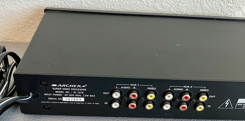 Archer Super Video Processor Model: 15-1276