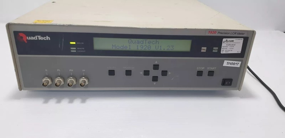 QuadTech IET 1920 Precision LCR Meter Tested basic functionality 20 Hz to 1 MHz