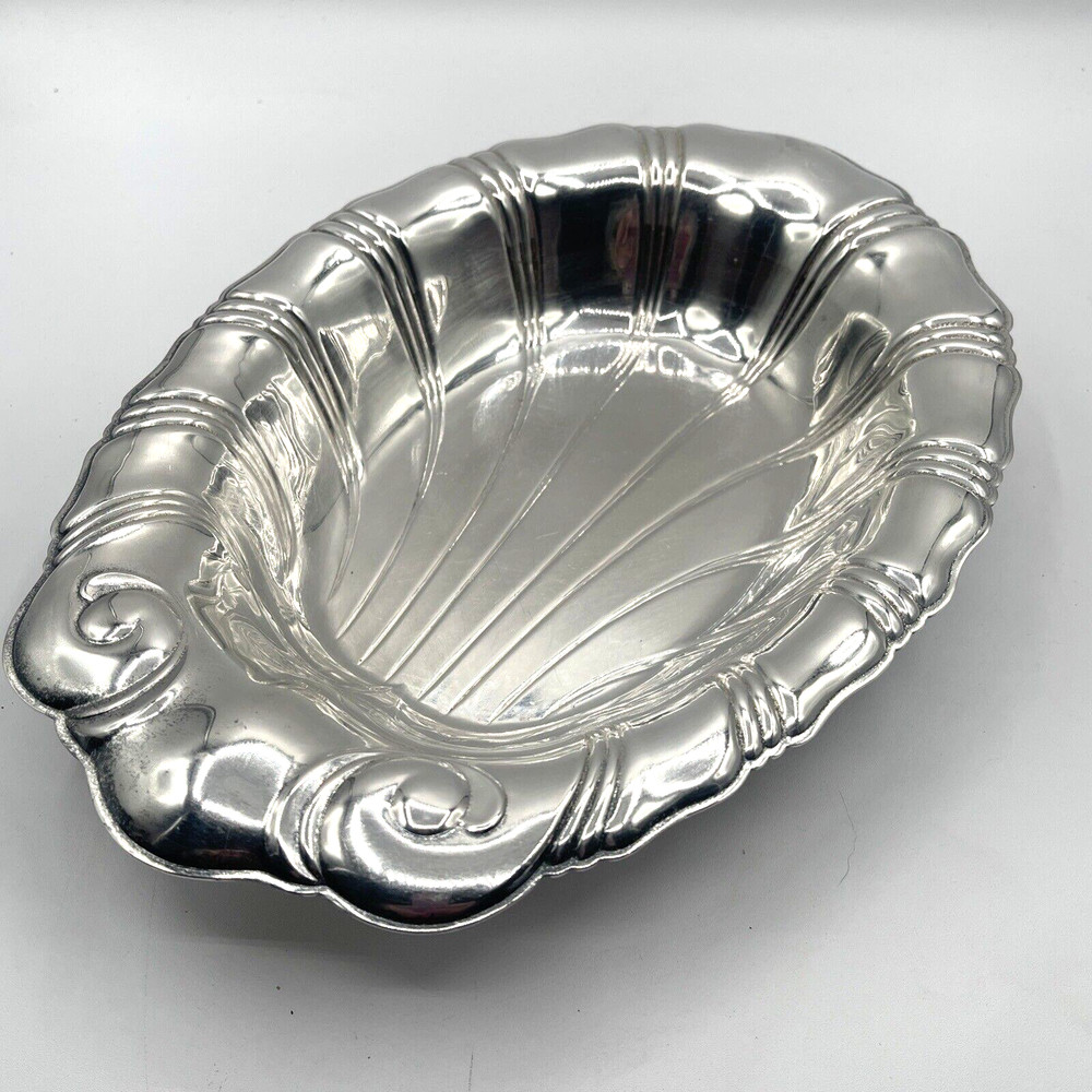Neptune Silver Plate Dish By Rogers Bro
