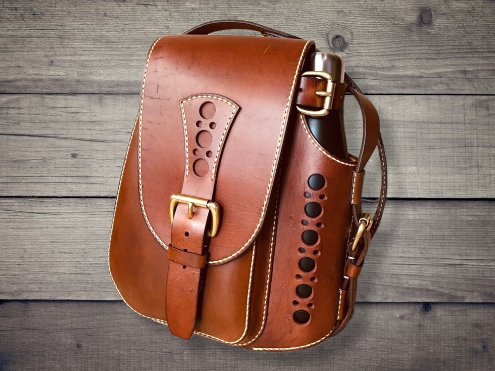 DIGITAL VECTOR FILE, leather bag - Bag 3