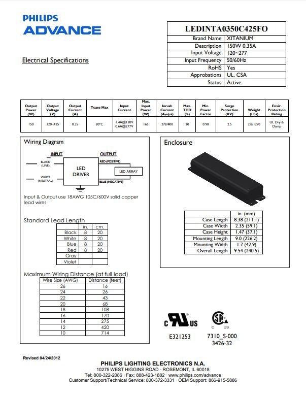 LEDINTA0350C425FOM