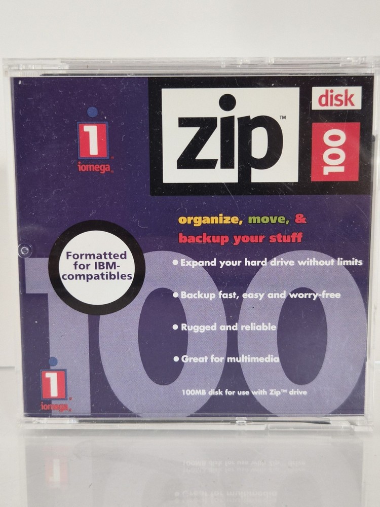 2 Iomega ZIP DISK 100 Formatted for PC NEW