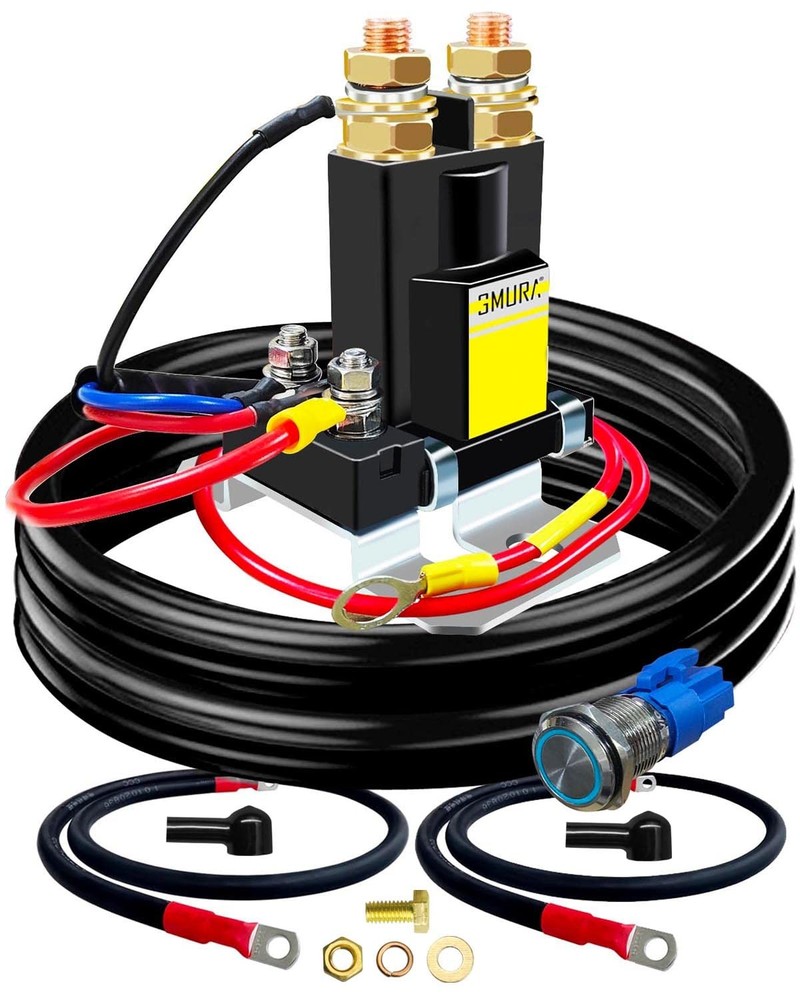 High Current Battery Disconnect Switch 12V 500A, Universal Kill...