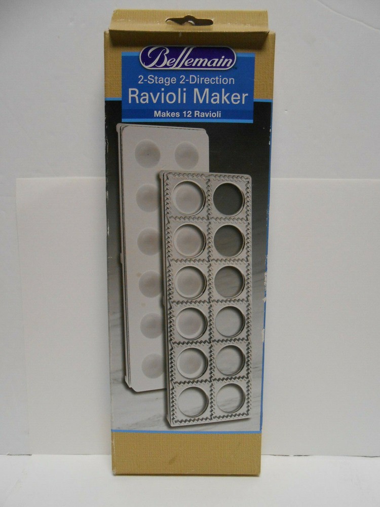 BELLEMAIN 2-STAGE 2-DIRECTION RAVIOLI MAKER MAKES 12