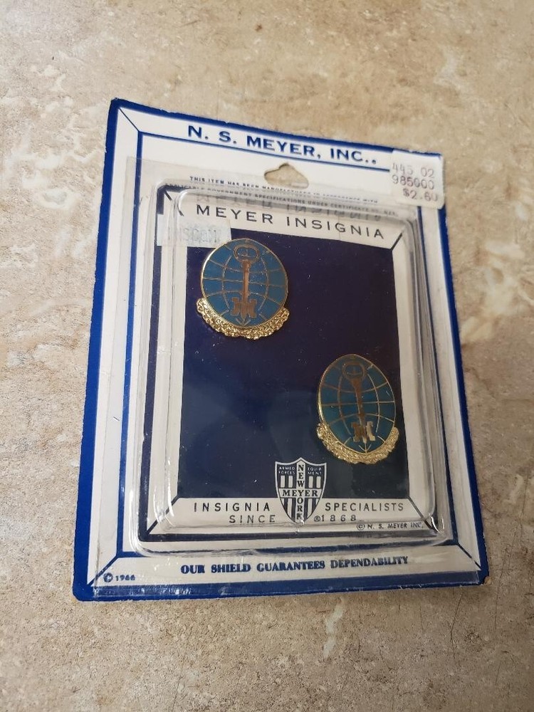 U.S. Army Intelligence and Security Command (INSCOM)  Unit Crest DUI (Sealed)