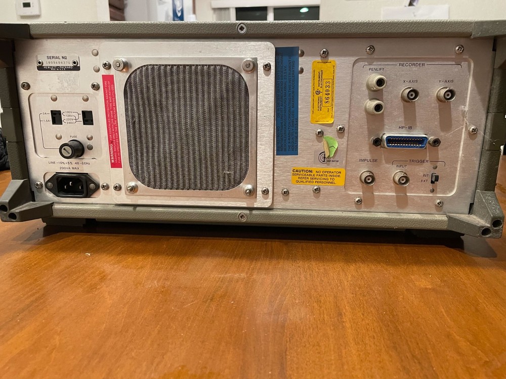 HP 3582A Dual-Channel Dynamic Signal Analyzer - White - UNTESTED