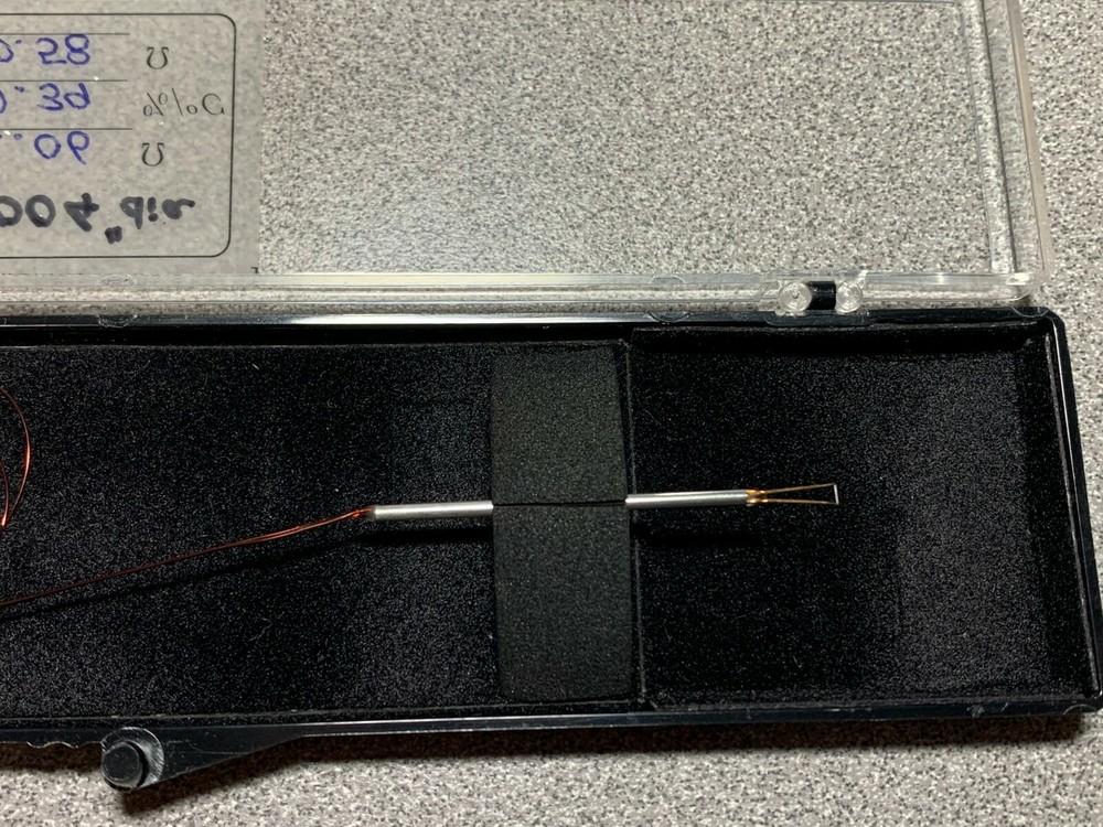 Custom-designed 10 micrometer hot-wire Subminiature Probe for Thermal Anemometry