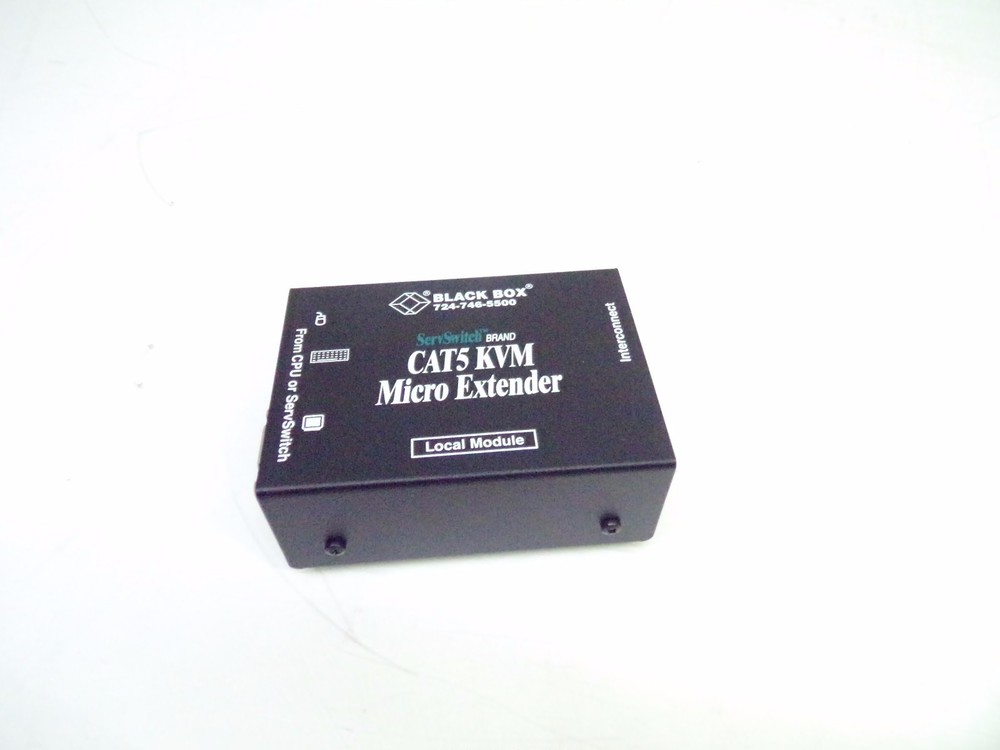 Black Box Cat5 KVM Micro Extender Local Module ACU3001A (ServSwitch)