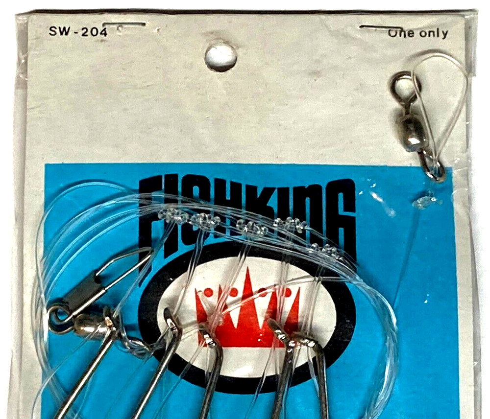 FISHKING 6 PACKS SW-204 Super Cod Rig Size 6/0 Five Hook Rig