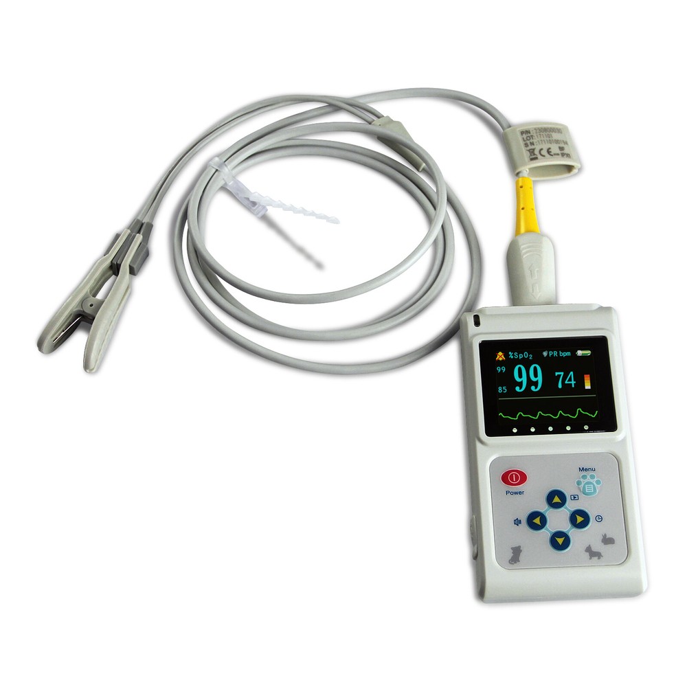 CONTEC Veterinary Handheld Pulse tester pulse oxygen saturation SPO2 CMS60D-Vet