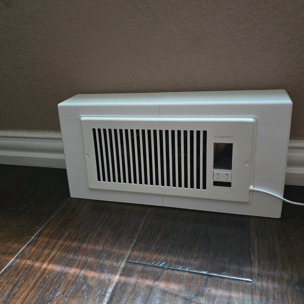 Smart Vent / Booster Fan Adapter for Baseboard Diffusers | Optimize HVAC Airflow