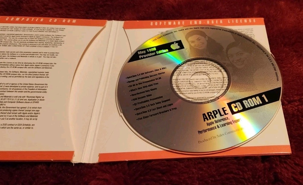 VTG Arple Apple Reference May 1998 CDROM PRovider Edition