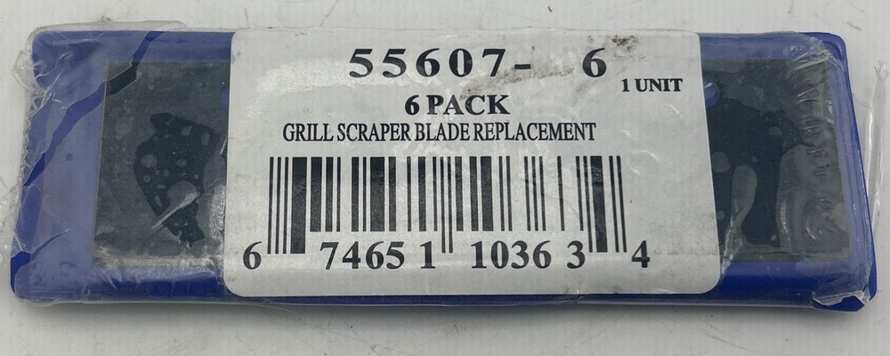 Nemco 55607-6 Grill Scraper Blade Replacements 6 Pack