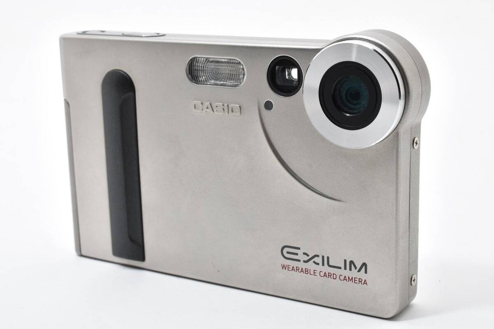 CASIO EXILIM EX-S1 Silver Compact Digital Camera AC100V Tested