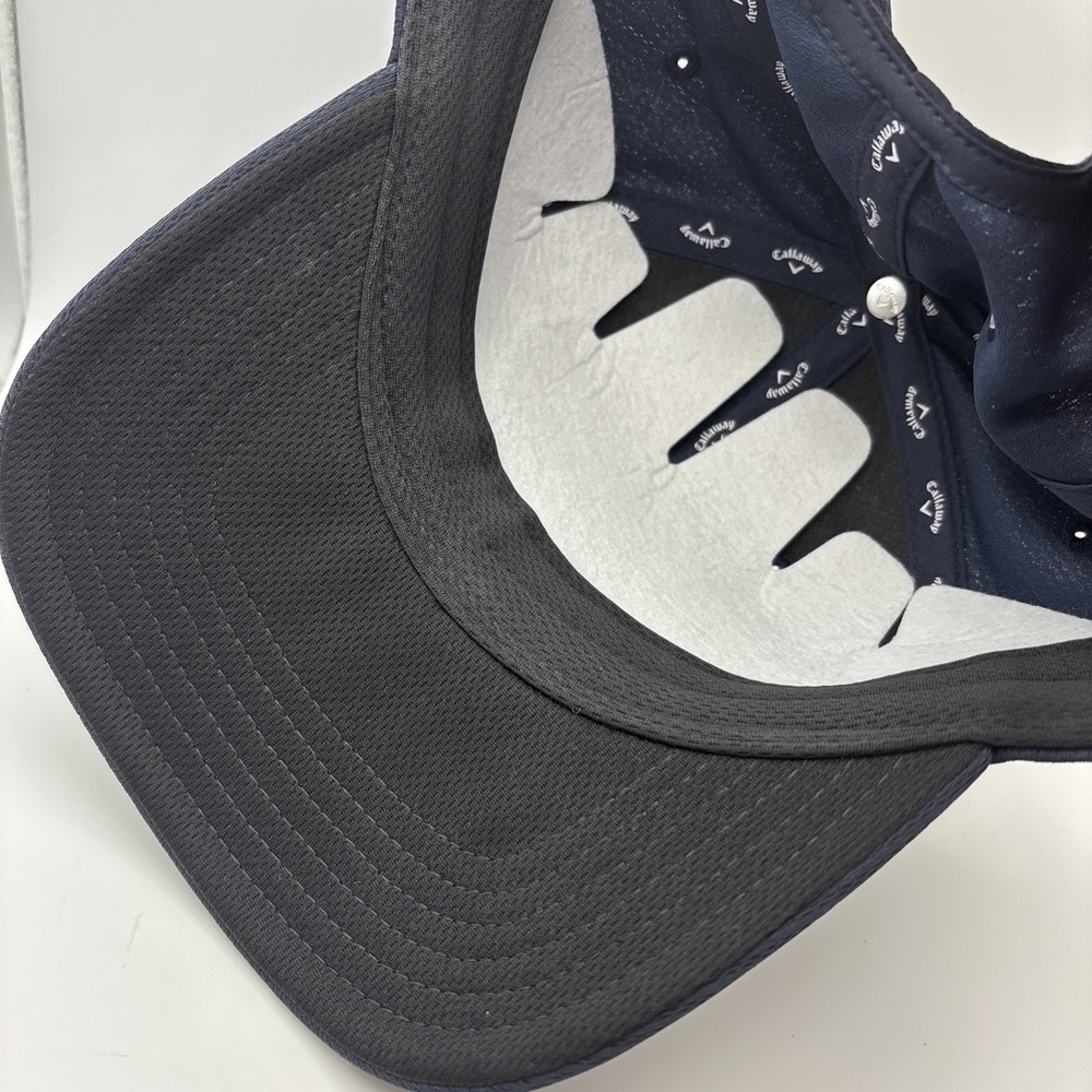 Callaway Golf Hat Navy Blue One Size Adjustable StrapBack Outdoor 100% Polyester