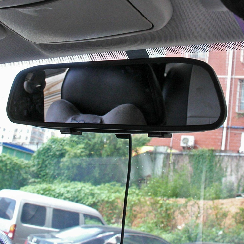 4.3" Backup Camera Mirror Car Rear View Reverse Night Vision Parking System Kits
