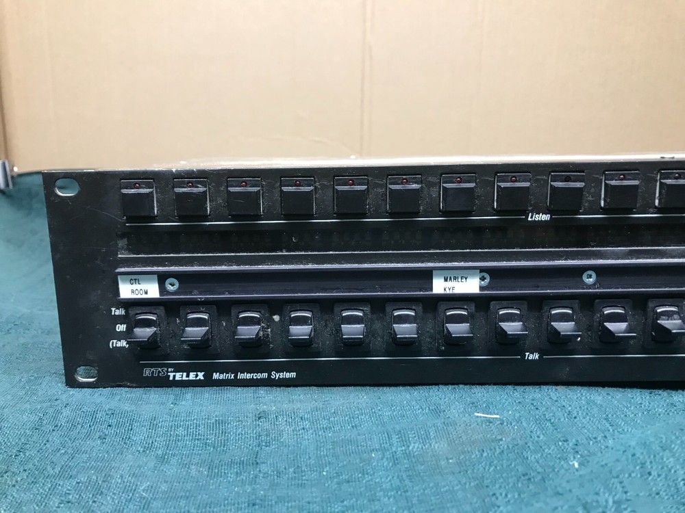 RTS Telex Matrix Intercom System IKP-950 Intercom Control Panel with Power Cord