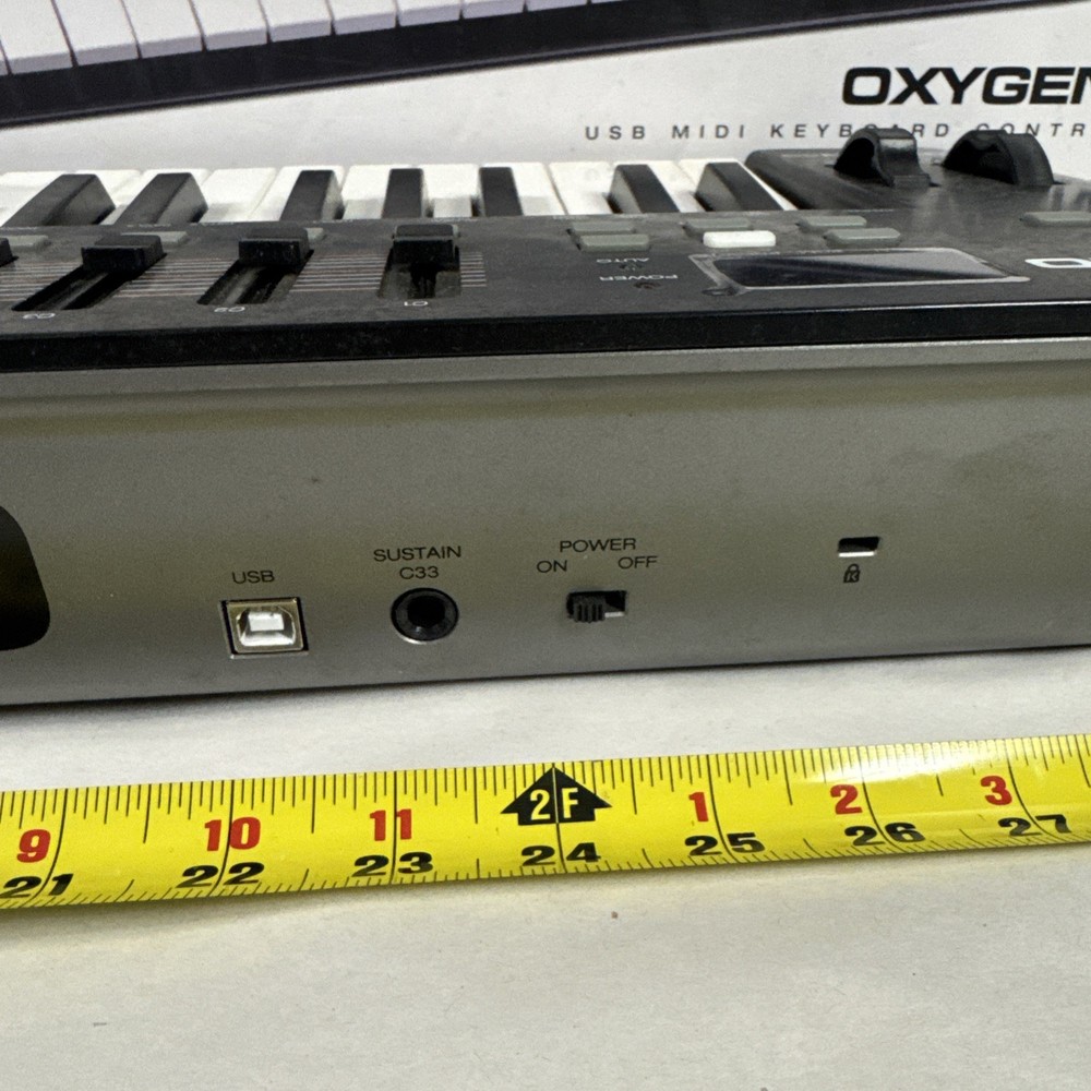 M-Audio Oxygen49 MIDI Keyboard Controller w/ USB Cable Tested Working