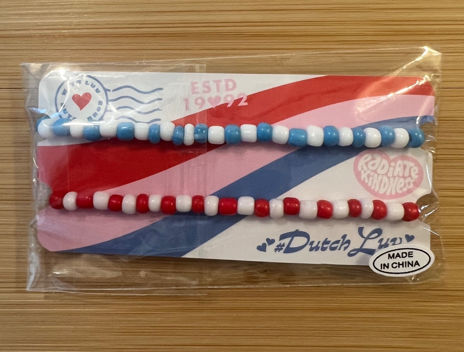 Dutch Bros Friendship Bracelets XOXO Valentine's Day 2024