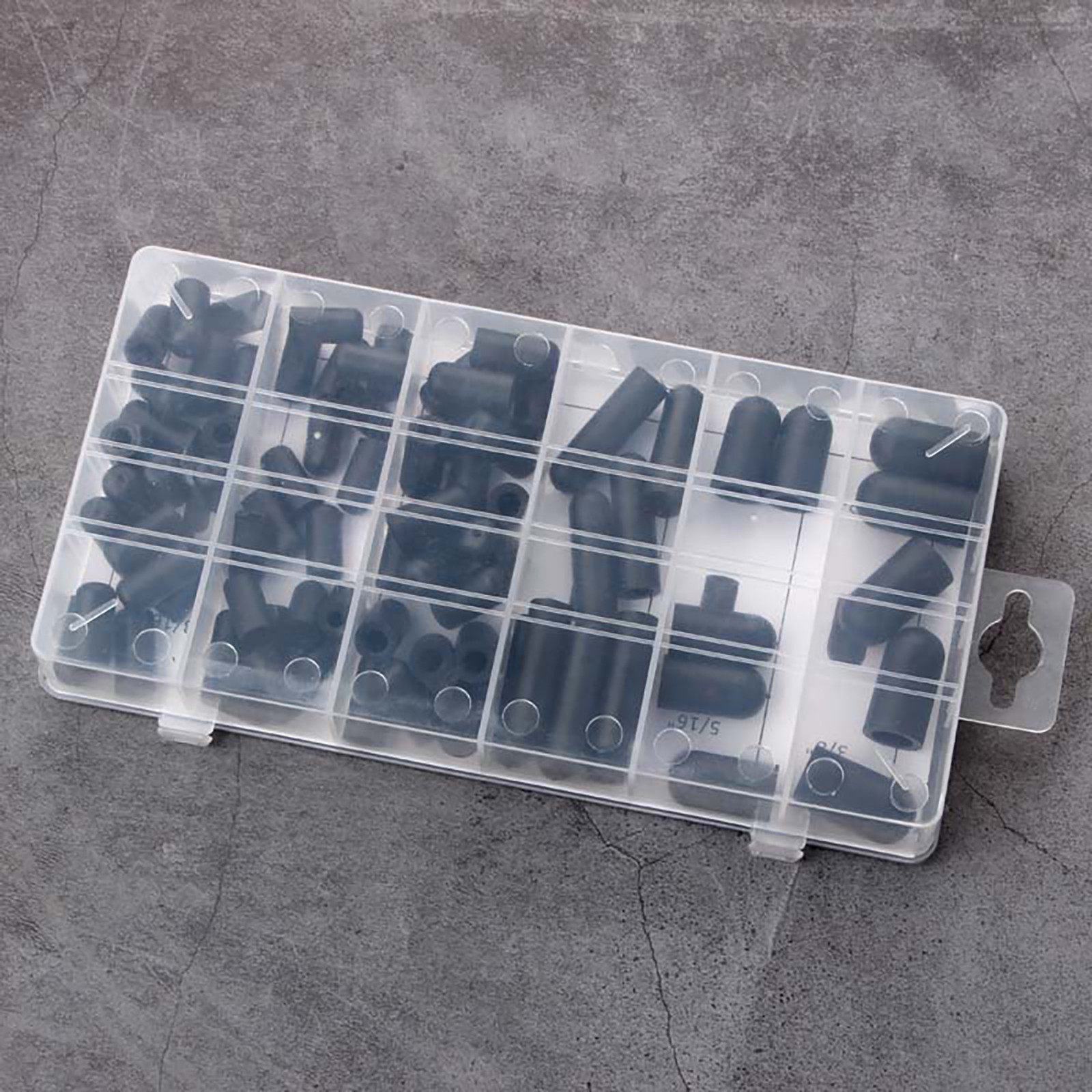 80pcs Silicone Hose Cap Vacuum Cap Block Off Assortment Kit For Manifold
