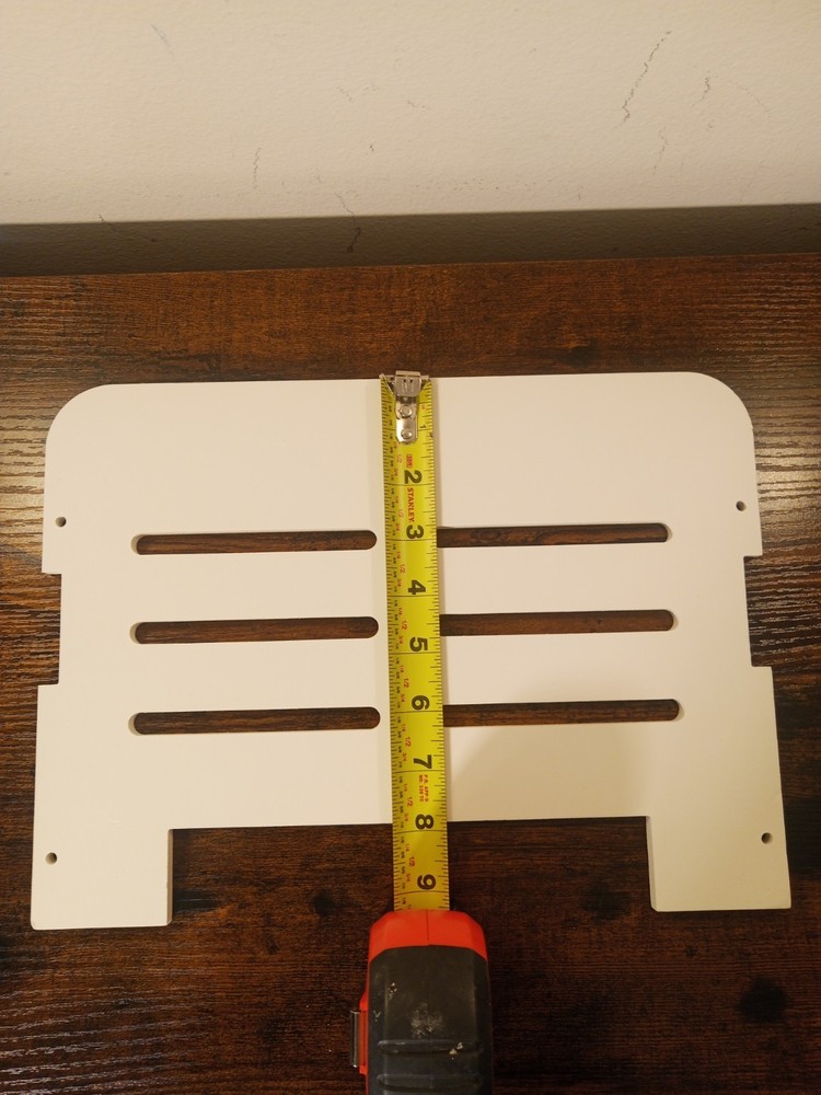 Small White Wall Mount Floating Projector Shelf Rack For TV Projector