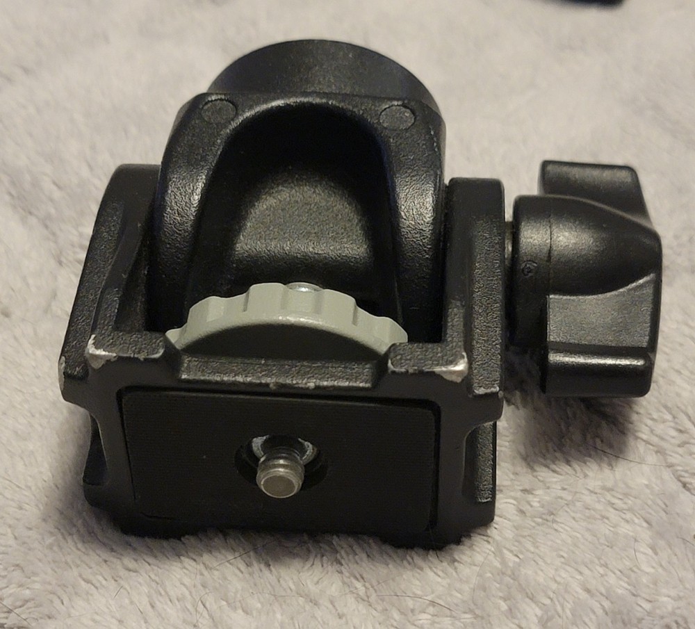 Used Camera Umbrella Adapter Bracket Bundle Swivel Reversible Threaded Studs
