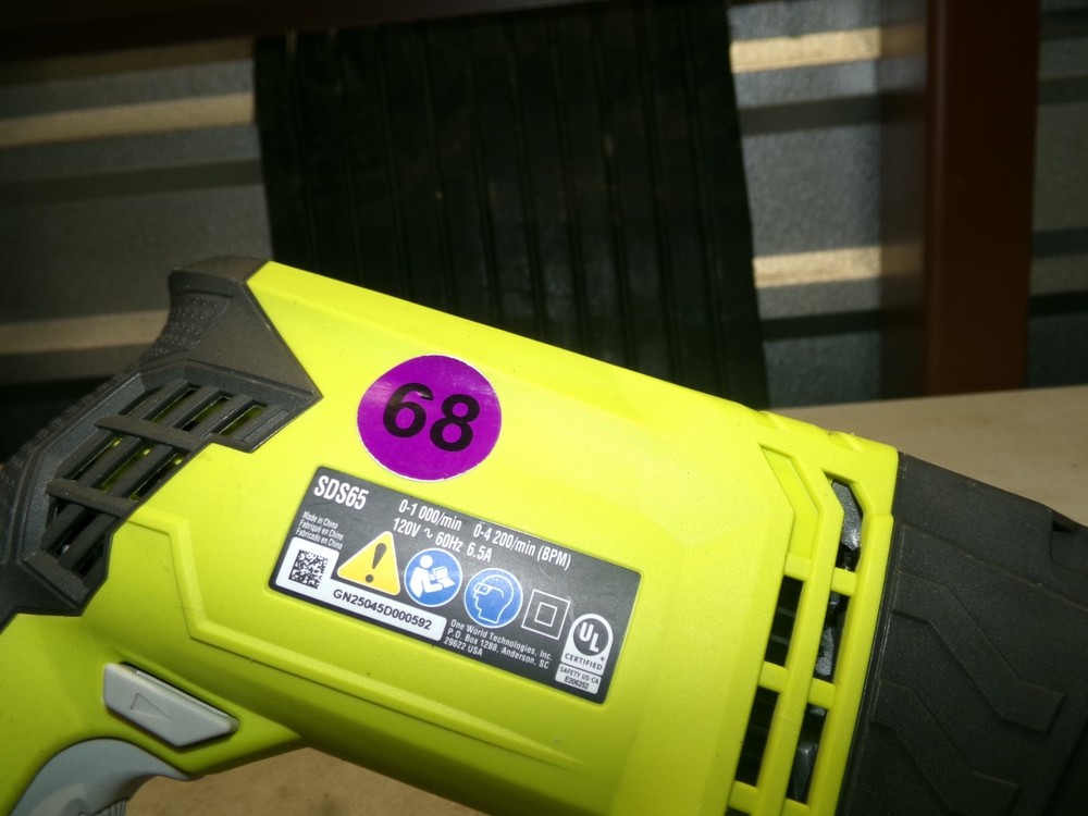 RYOBI SDS ROTARY HAMMER DRILL SDS65 Tool Only