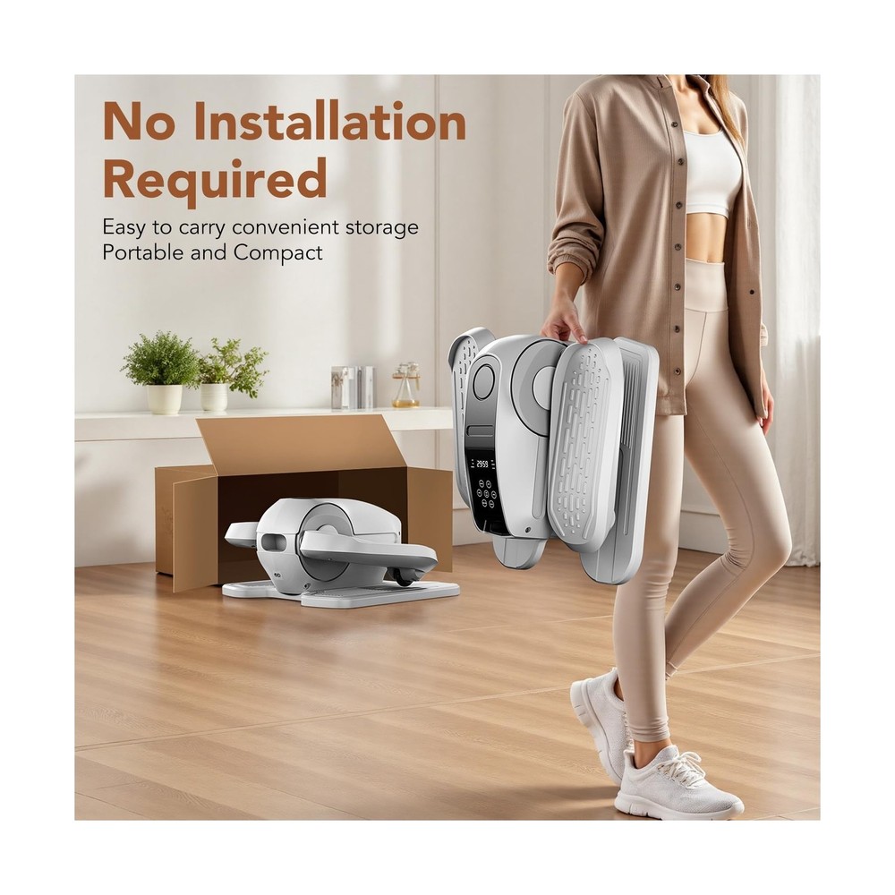 Under Desk Elliptical Exercise Machine, Mini Elliptical Leg Exerciser As Seen...