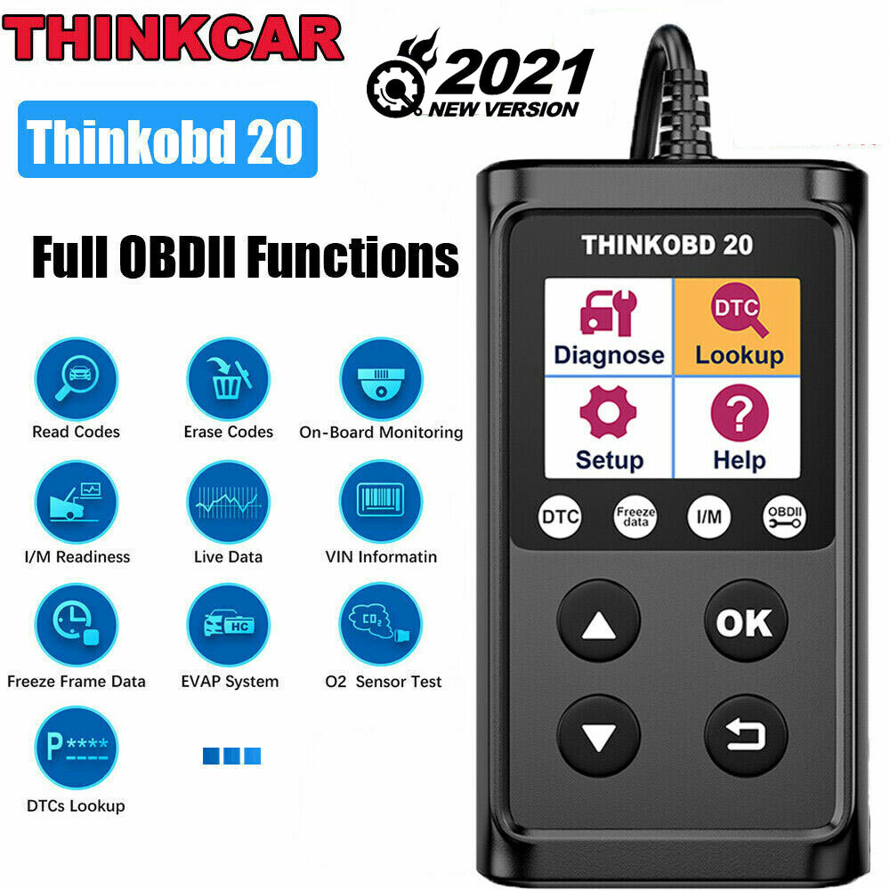 ThinkOBD OBD2 Scanner Check Engine Code Reader Universal Diagnostic Scan Tool