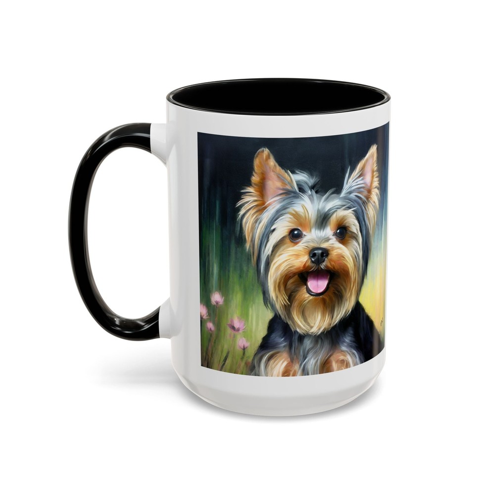 Yorkshire Terrier Ceramic Accent Coffee Mug
