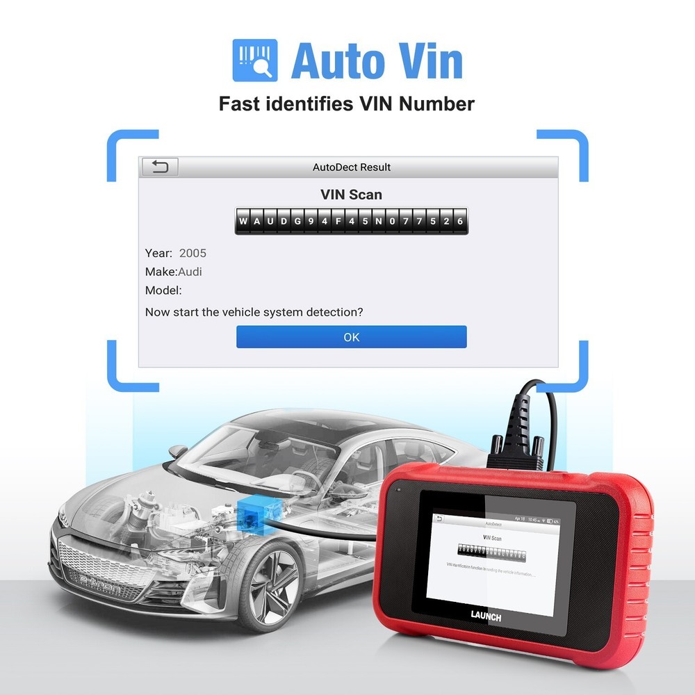 2026 LAUNCH CRP123E V3.0 OBD2 Scanner Diagnostic Tool ABS SRS Engine Code Reader